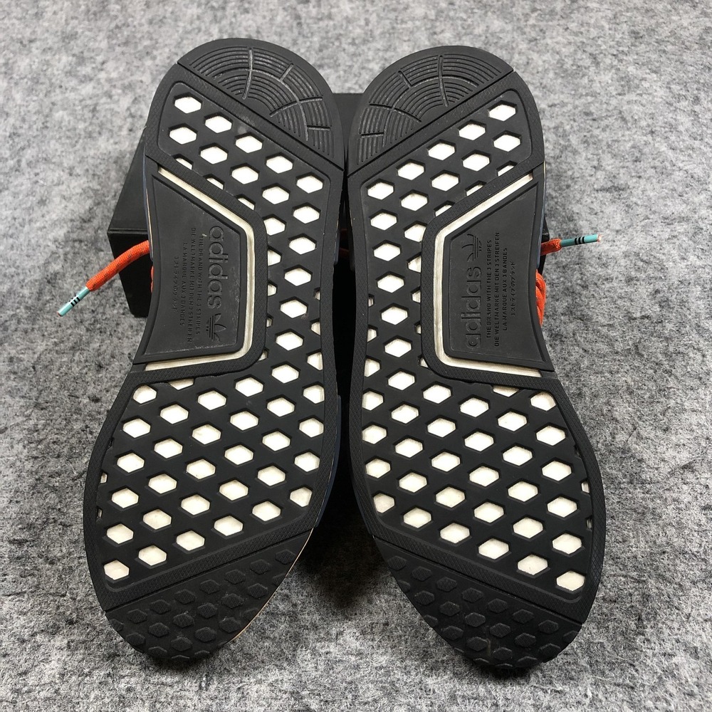Adidas Pharrell x NMD Hu Animal Print Pulse Amber Shoes Mens 8.5 Sneakers - Picture 16 of 16